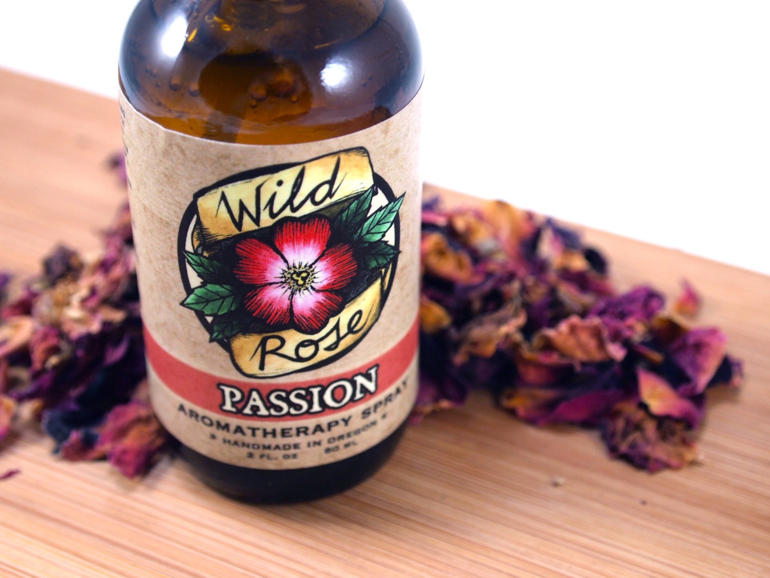 Romantic Aromatherapy Spray PASSION Love Essential Oils Natural Air Freshener - 2oz