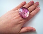 Dragon Egg Nail Polish Statement Ring - Adjustable