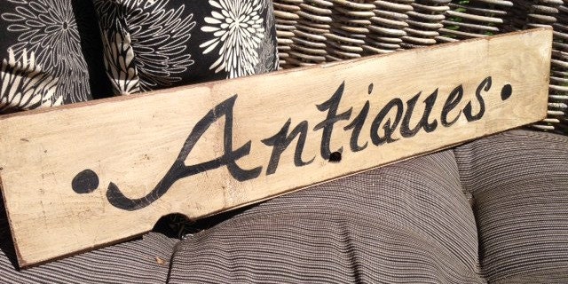 Antiques Sign