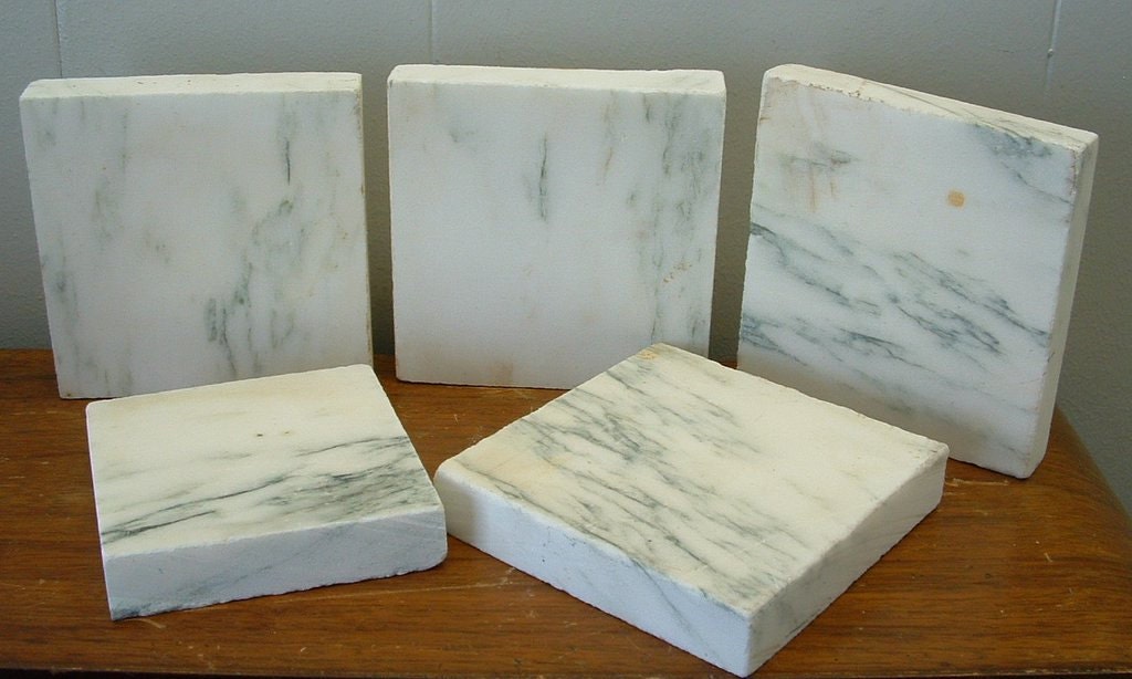 Salvaged Scrap Marble or Stone Slab Pieces by beneaththerust