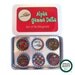 AGD Alpha Gamma Delta Sorority Bottle Cap Magnet Set of Six in Gift Tin