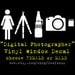 Digital Photographer Window Sticker FREE SHIPPING