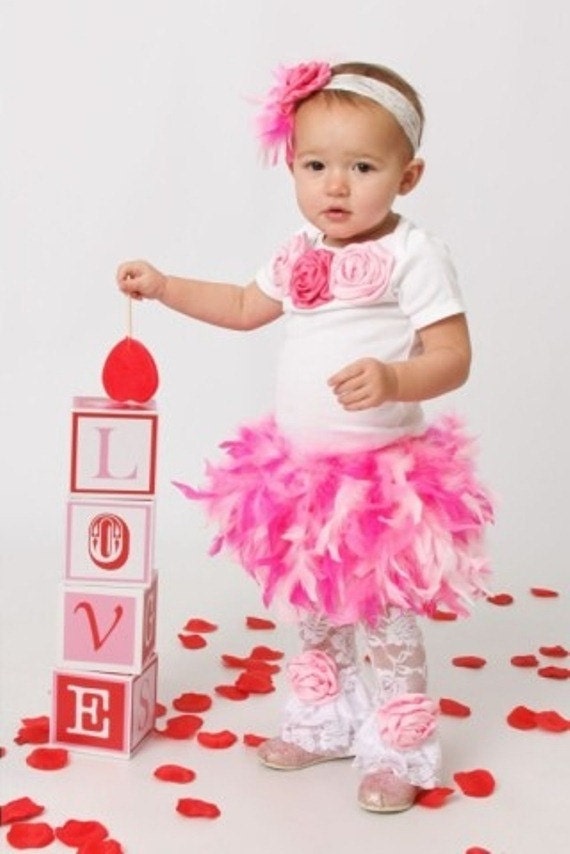 Footless White Lace Ruffle Leggings with Pink Ballet Rosettes Fabulous Spring, Easter, Summer, Birthday, Cake Smash Photo Session Prop
