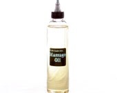 All Natural Massage Oil Handcrafted Fresh to Order in Ginger Citrus or Unscented Options in an 8 oz Twist Top Squeeze Bottle