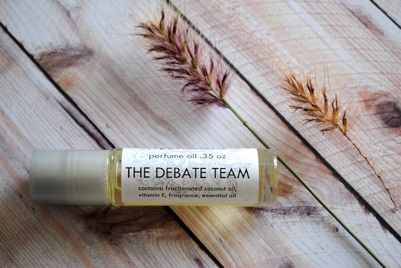 The Debate Team Perfume Oil - Roll On Perfume Sandalwood, Vanilla, Lavender, Citrus, Unisex