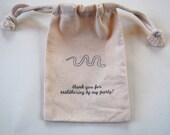 Reptile Party Favor Bags / Set of 10 / Snake Favor Bags
