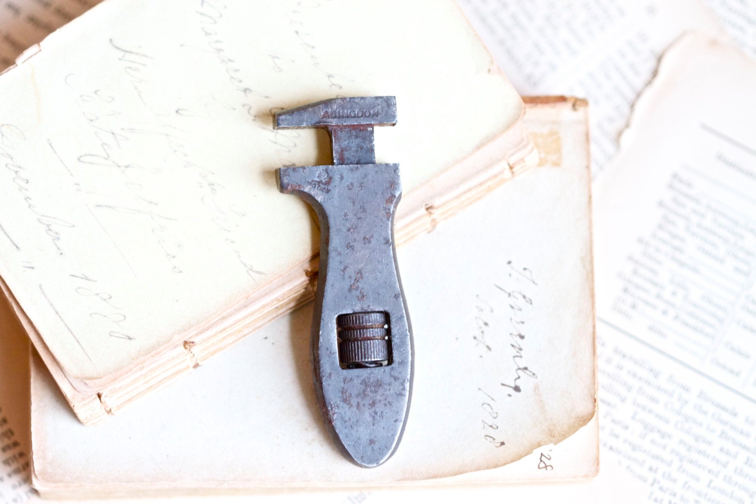 Antique King Dick Abingdon Small Wrench or Spanner - Made in England