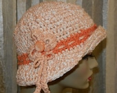 Melon Cloche w/ Adjustable Drawstring - Ladies