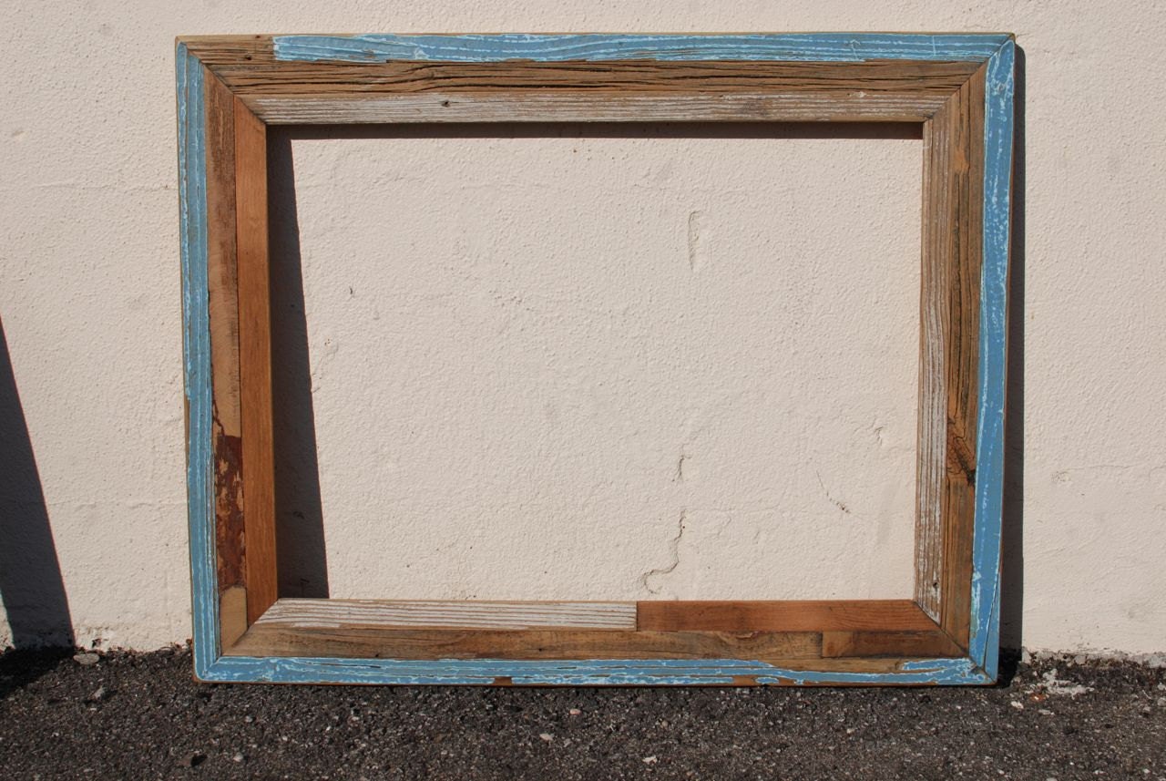 18x24 Random Shabby Quilt reclaimed Wood picture art frame