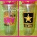 Army Girlfriend - 16oz Personalized Acrylic tumbler
