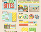 Custom Dinosaur Boys Birthday - "Mostess" PRINTABLE Party Collection - HWTM