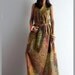 Brown Peacock Maxi Summer or Maternity Dress : Happy Holiday Collection