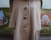 Vintage Women's Poncho Style Coat by Country Pacer- Dry Cleaned