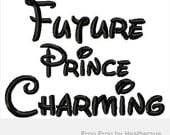 Toddler Boy's Short Sleeve Future Prince Charming in the Walt Disney Font Tshirt - Sizes 12 months to 5/6
