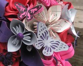 Custom Paper Flower Wedding Bouquets. You Pick The Colors, Papers, Books, Etc.  Anything Is Possible. CUSTOM ORDERS WELCOME