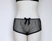 Polka Dot Bloomer Shorts with Peephole