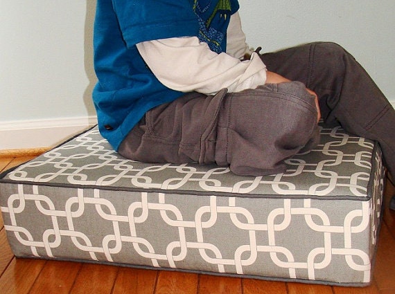 floor cushion geometric designer chic and modern floor pillow nursery cushion fun and playful tepee cushion kids floor pillow