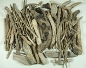 Bulk driftwood Box 72 large pieces 2 to 9.5 inches. drift wood for candle holders, driftwood mirrors, picture frames , wreaths, trees