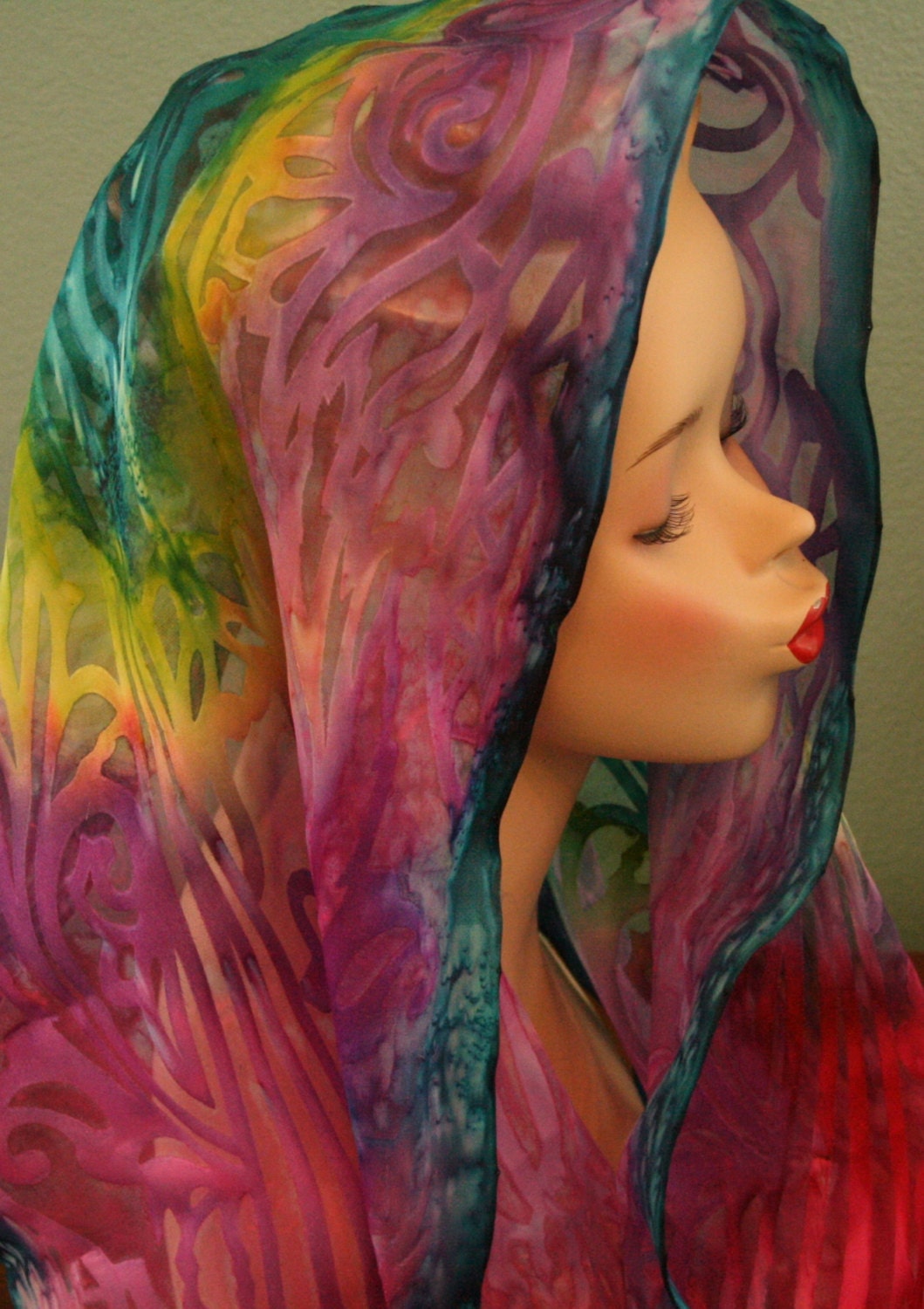 Silk Scarf for Saturday Night