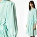 Vintage pastel mint green shirtwaist dress size small