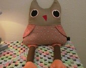 Cute owl   soft animal toy    children lovely animal pillow