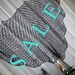Triangle Black Lace Shawl SALE.
