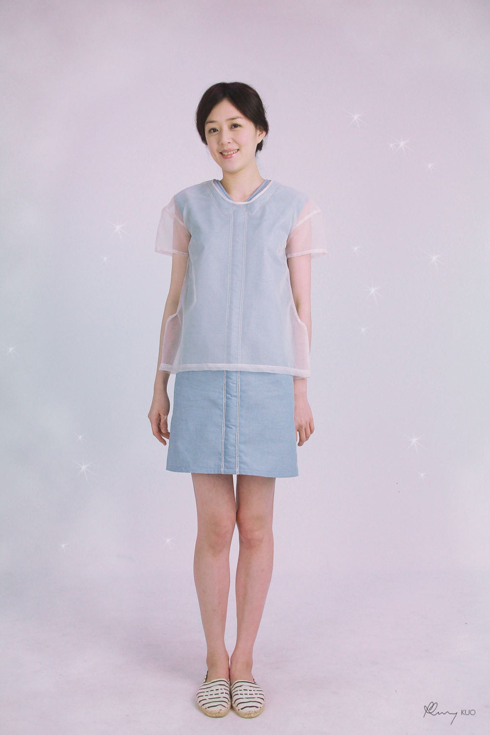 Ella Contour Organza Top