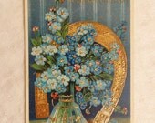 May Days Sale Antique Postcard Many Wishes For A Happy Birthday