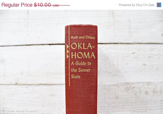 50% Off Sale Oklahoma : A Guide to the Sooner State by Kent Ruth Vintage Book