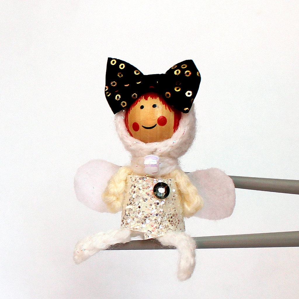 Fashion fairy MochiQtie Amigurumi - Mochi size crochet mini toy doll - Crochet Amigurumi