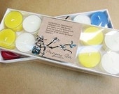 Tealight Gift Set-12 Beeswax Tealight Candles, A Dozen Tealights, Gifts Under 25