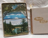 Vintage Hardy Salt Playing Cards Mountains Landscape Double Deck