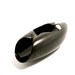 Modernist Lino Sabattini for Rosenthal Matte Porcelain Noire Art Sculpture Vase