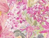 Fat Eighth 'Marina Seaflower C' Liberty print Fat Eighth, giant scale floral Spring/Summer 2013 Liberty of London Tana Lawn