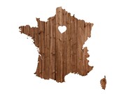 France Map Illustration size A4 (11,8x8,3 inches)
