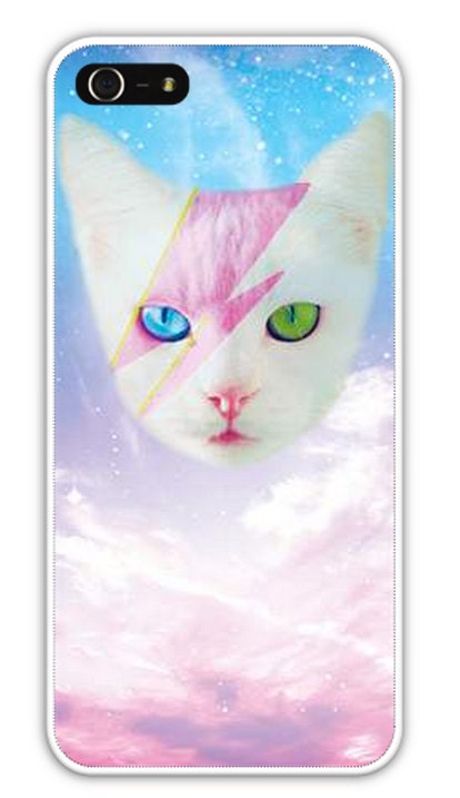 iphone 4/4s and iphone 5 David Meowie - Space Cat Phone Case