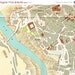 Vintage City Map of Toledo Spain 1950s