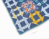 Modern Baby Quilt - toddler blanket, patchwork throw - modern geometric - Lotta Jansdotter Echo