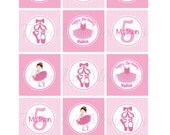 Ballerina Cupcake Toppers -DIY Printable Il_170x135
