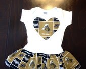 Purdue University Ruffle Onesie