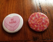 Valentine Pinback Button Badge 2 Pack
