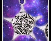 Sun Star And Moon Charms (4 pack)
