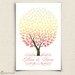 Guest book Alternative - Spring Wedding Tree - The Seaswik - A Peachwik Interactive Art Print - 150 guests