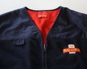 Vintage Royal Mail Fleece vest from England.  Mailman Vest - a bit of Royalty for you.
