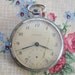 Vintage pocket watch case with movement.MOLNIJA