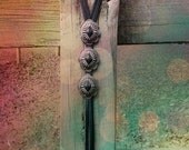 Taos Concho Lariat Necklace