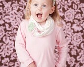 Ivory Infinity Scarf - Baby Scarf - Child Scarf - Ivory Cowl - Toddler Circle Scarf
