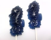 Buy 6 Get 6 Free -LARGE SEAHORSE  LOLLIPOPS - Pick Any Color and Flavor