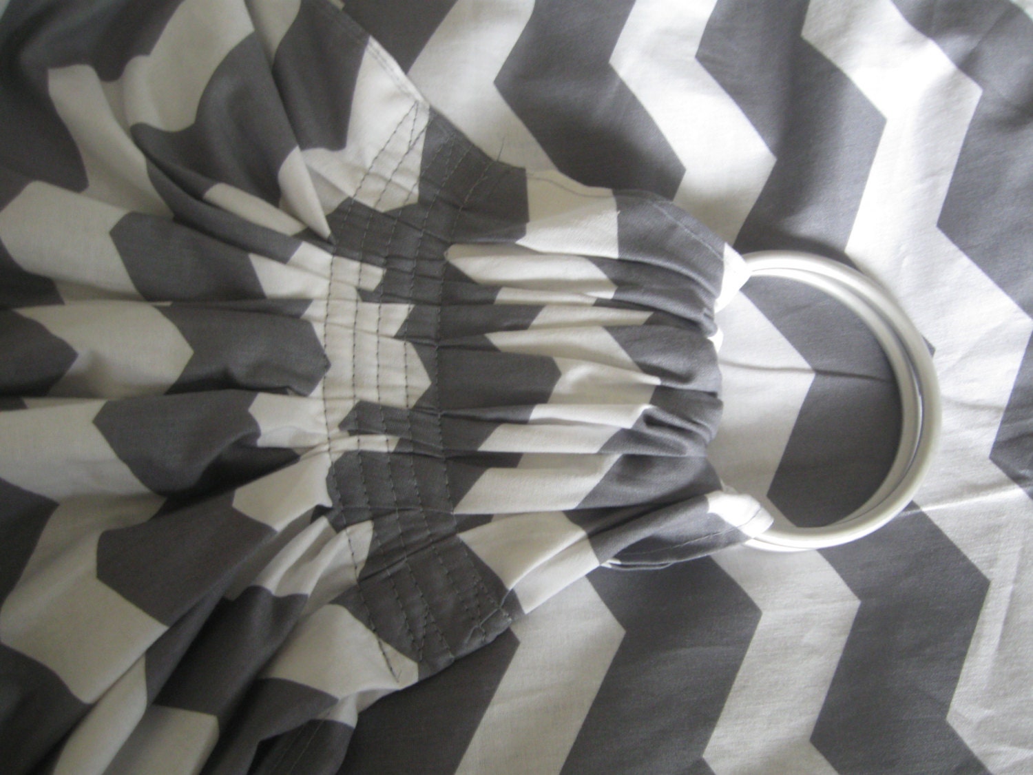 baby ring sling infant to  toddler lightweight chevron or pick fabric