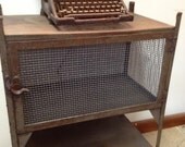 Vintage industrial metal furniture